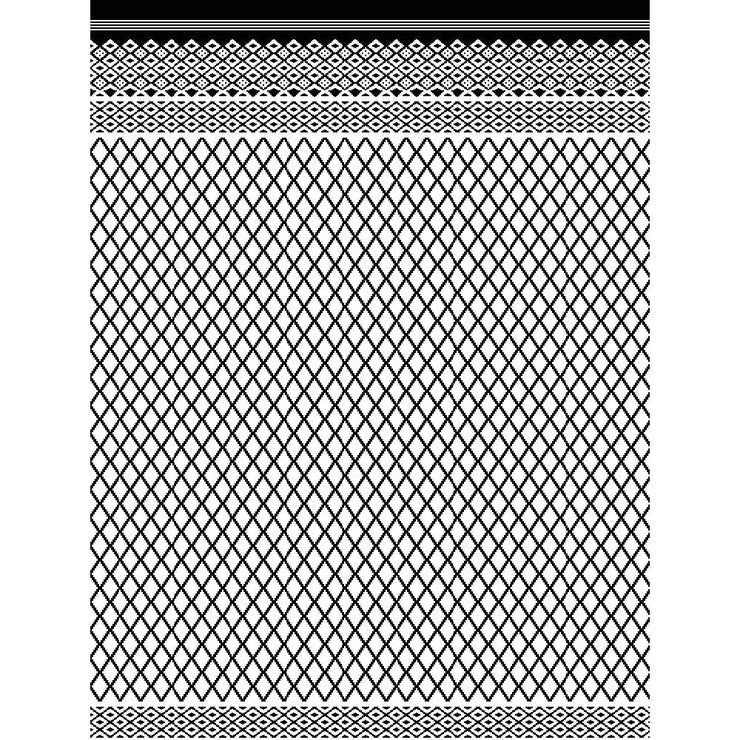 Summerfushion Outdoor Garden Waterproof Reversible Rectangle Rug in Black and White