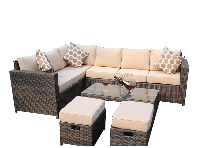Brown Rattan Garden Furniture