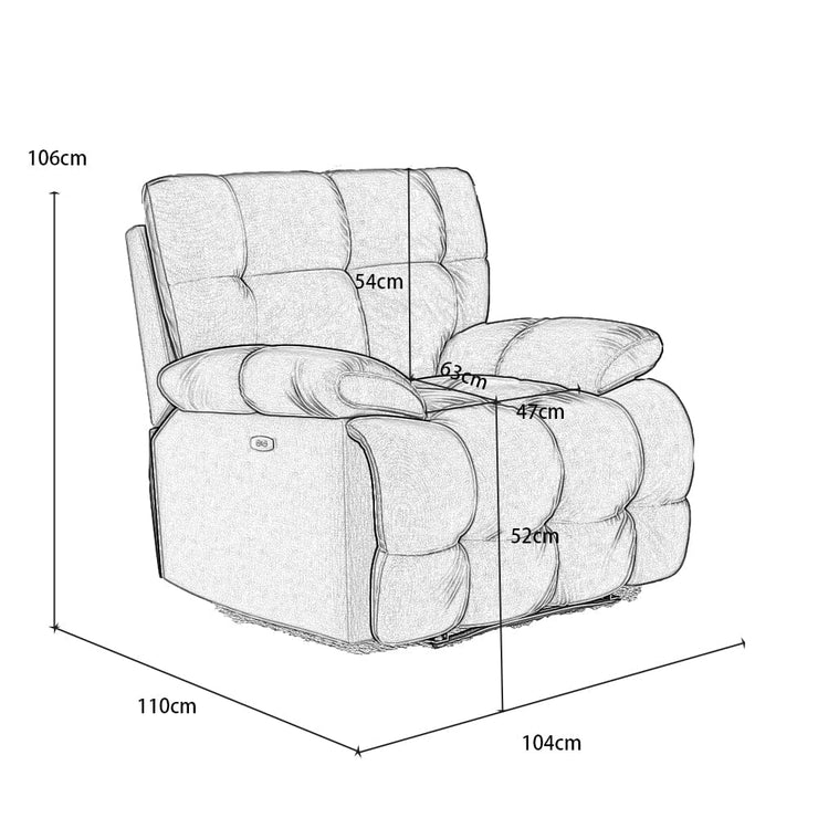 Leabhrán Sleek Velvet 3+1 Recliner Sofa Set Manual Nó Leictreach Rogha