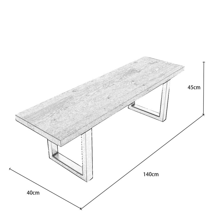 Belluno 180cm Extending Dining Table Set With Bench And 4 Chairs