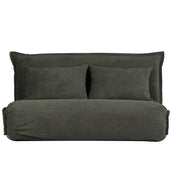 Lola Corduroy Foldable Sofa Bed with Pillows