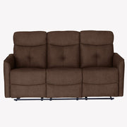 Pablo Brown Plush Manual Recliner Sofa / Armchair