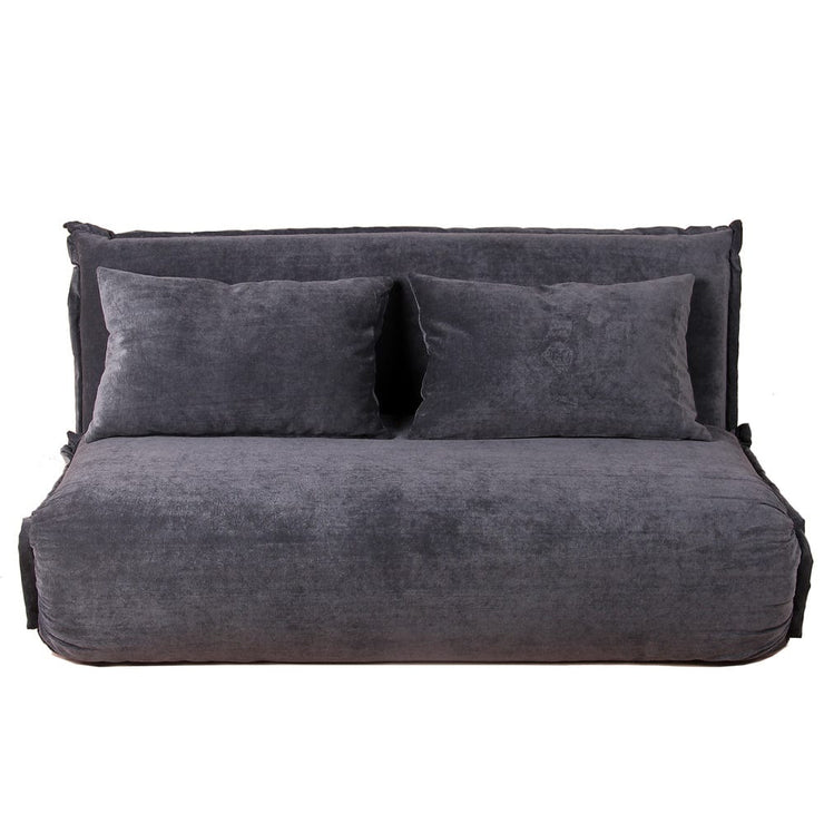 Lola Corduroy Foldable Sofa Bed with Pillows