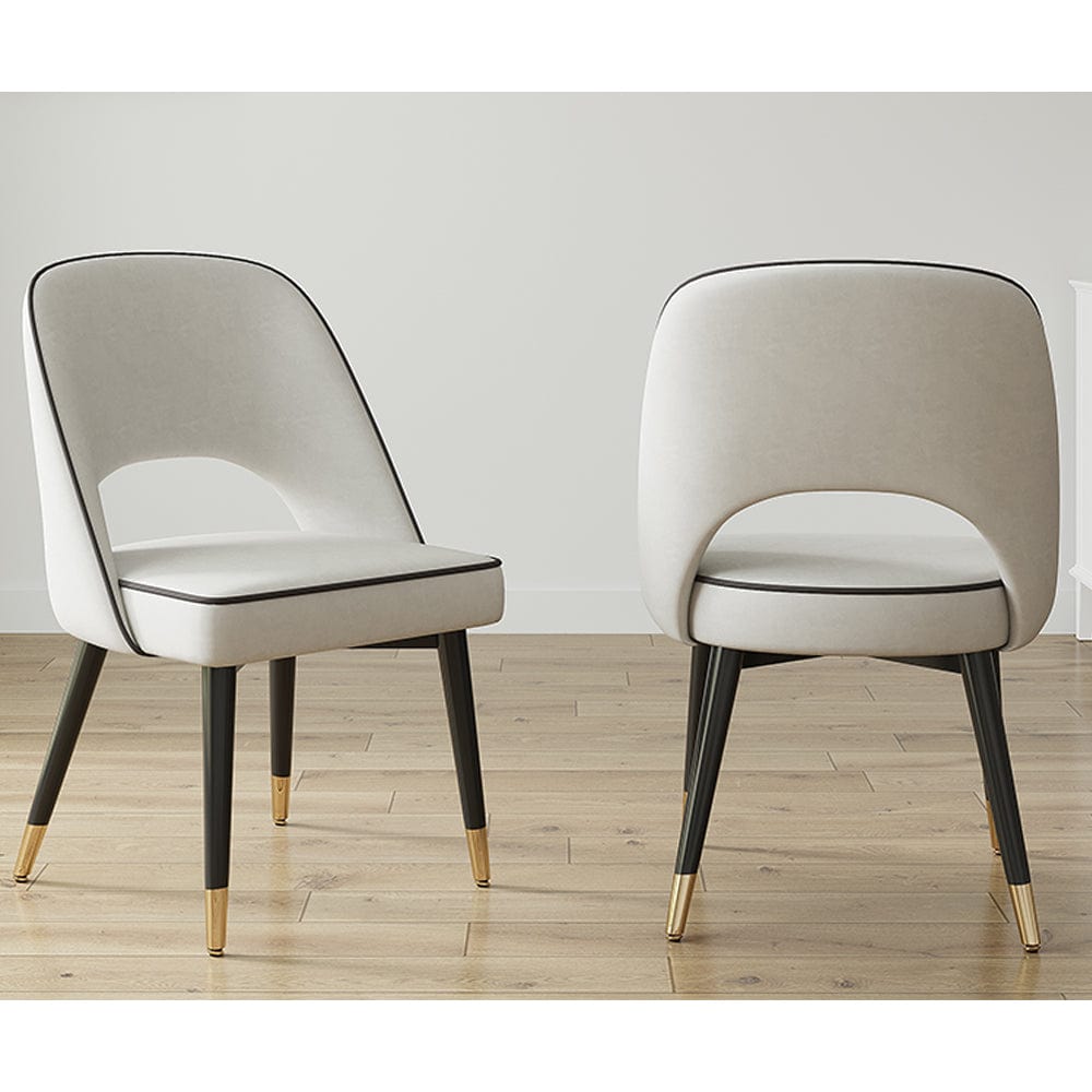 Set Of 2 Amore Upholstery Dining Chair with Legs
