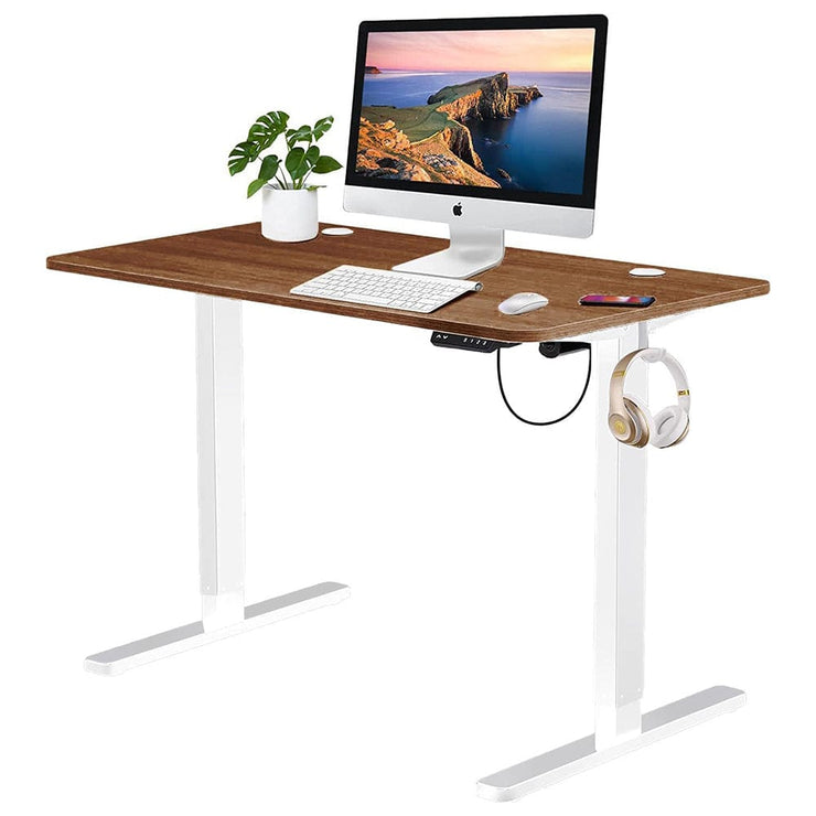 140cm Electric 3 Programmable Memory Large Standing Office Desk Height Adjustable Office Desk