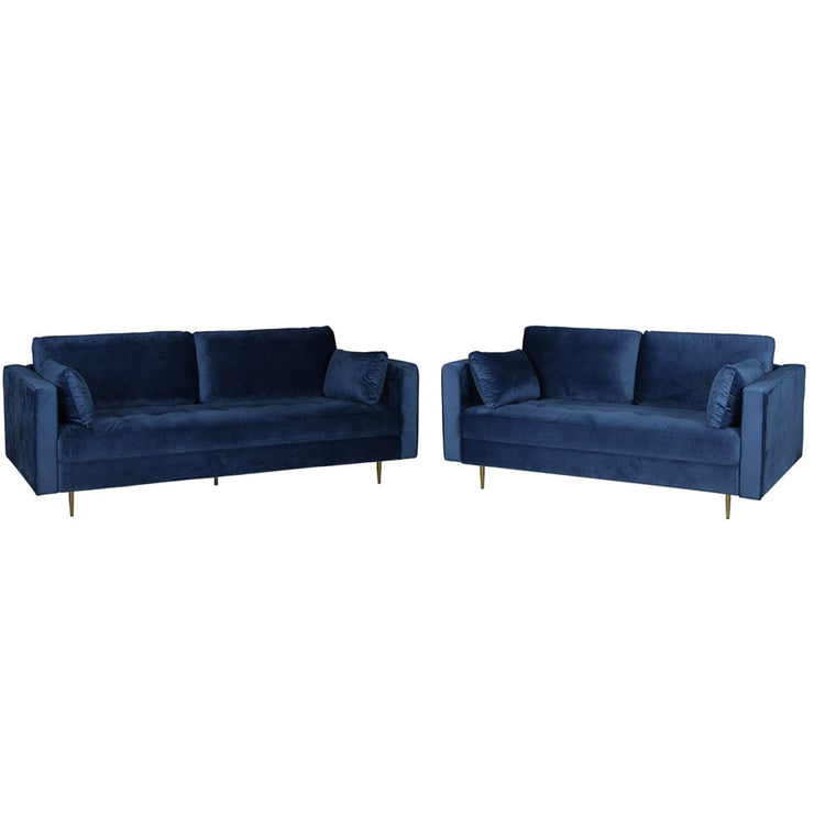 Avery 3+2 Suíochán Sofa Tolg le Cúisíní Scaip