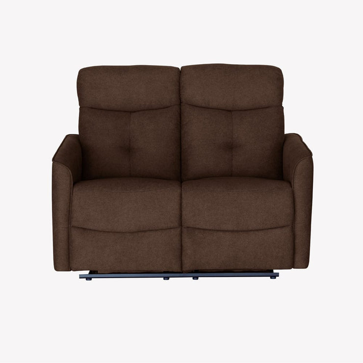 Pablo Brown Plush Manual Recliner Sofa / Armchair