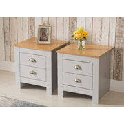 Set of 2 Heritage 2 Drawer Bedside Tables