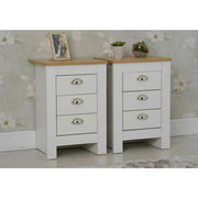 Heritage 4 Piece Bedroom Wardrobe Chest Set With Bedside Tables