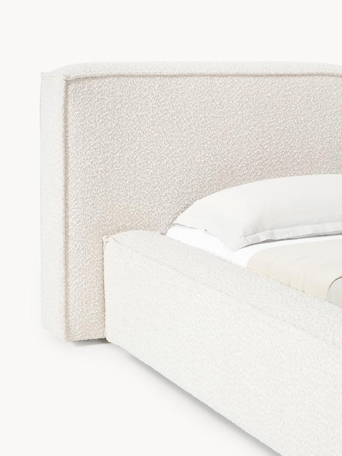 Tessa Boucle Teddy Fleece Pneumatic Bed King Bed Double Bed Frame With