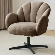 Molly Boucle Swivel Chair Armchair