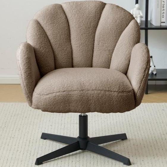 Molly Boucle Swivel Chair Armchair