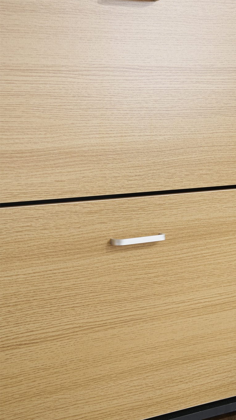 Heritage Black+Oak Shoe Storage Cabinet Shoe Rack Organizer With Drawer