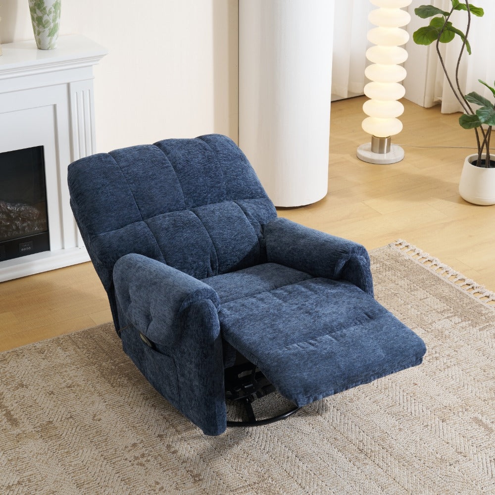 Manual & Electric Recliner Chair with Swivel and Glider