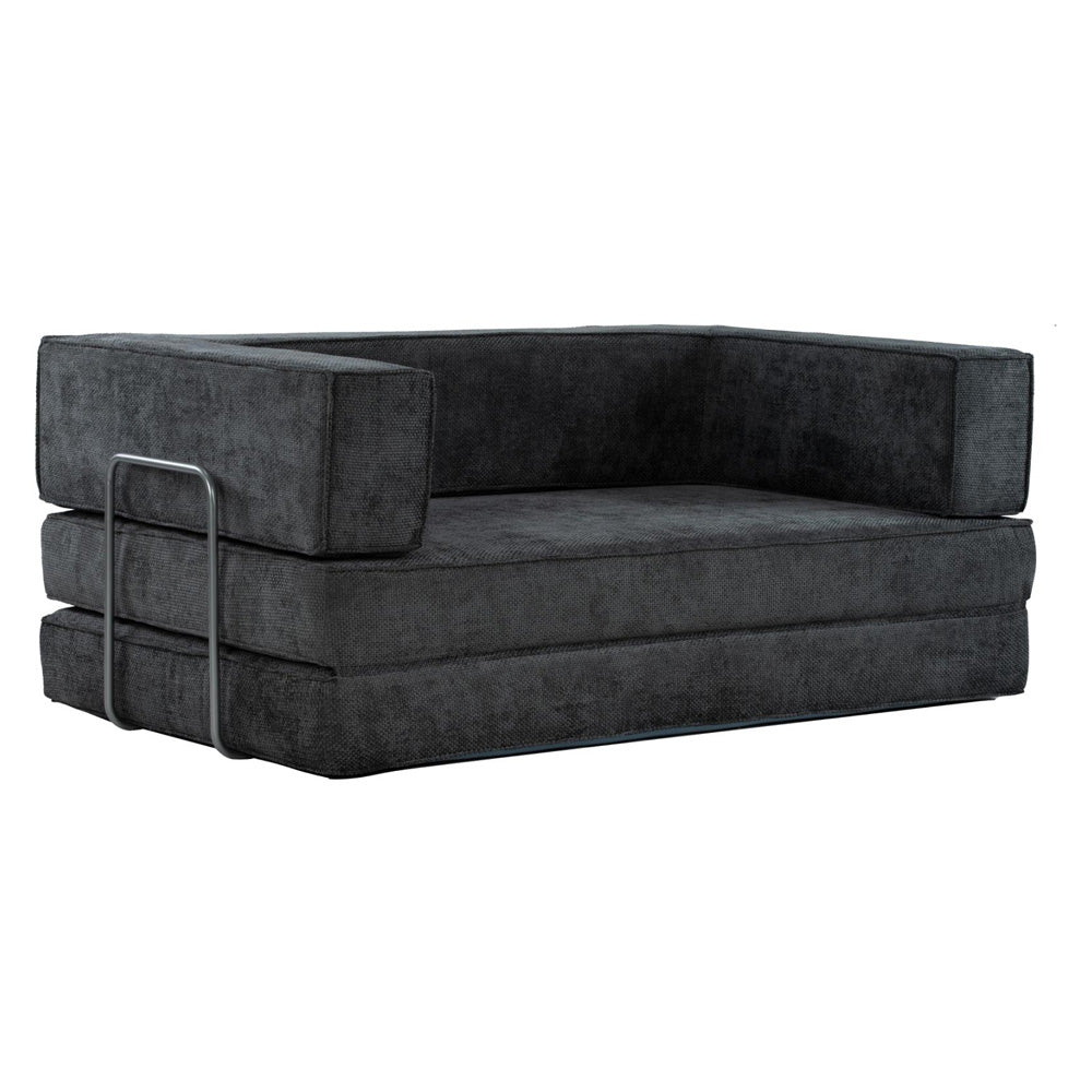 Hugspacee Velvet Compressed Daybed Upholstered Lounge Sofa