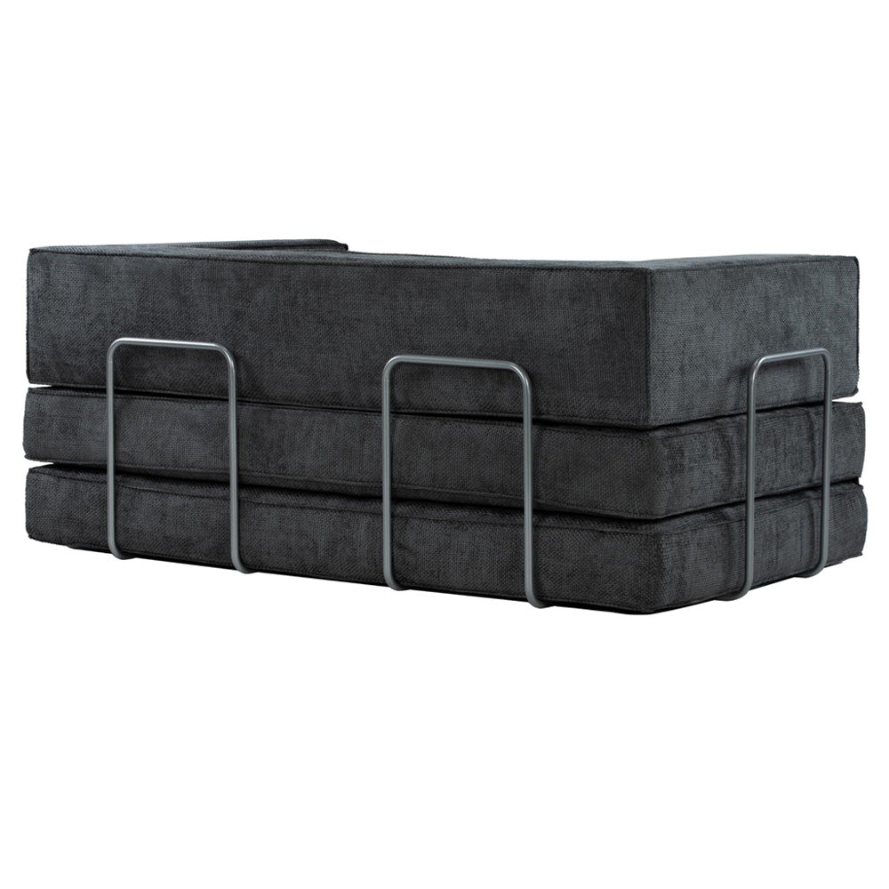 Hugspacee Velvet Compressed Daybed Upholstered Lounge Sofa
