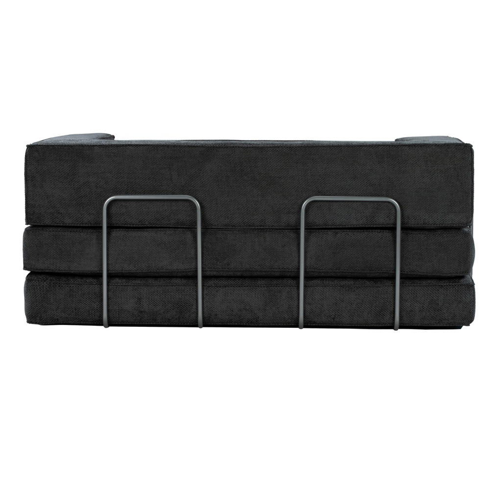 Hugspacee Velvet Compressed Daybed Upholstered Lounge Sofa
