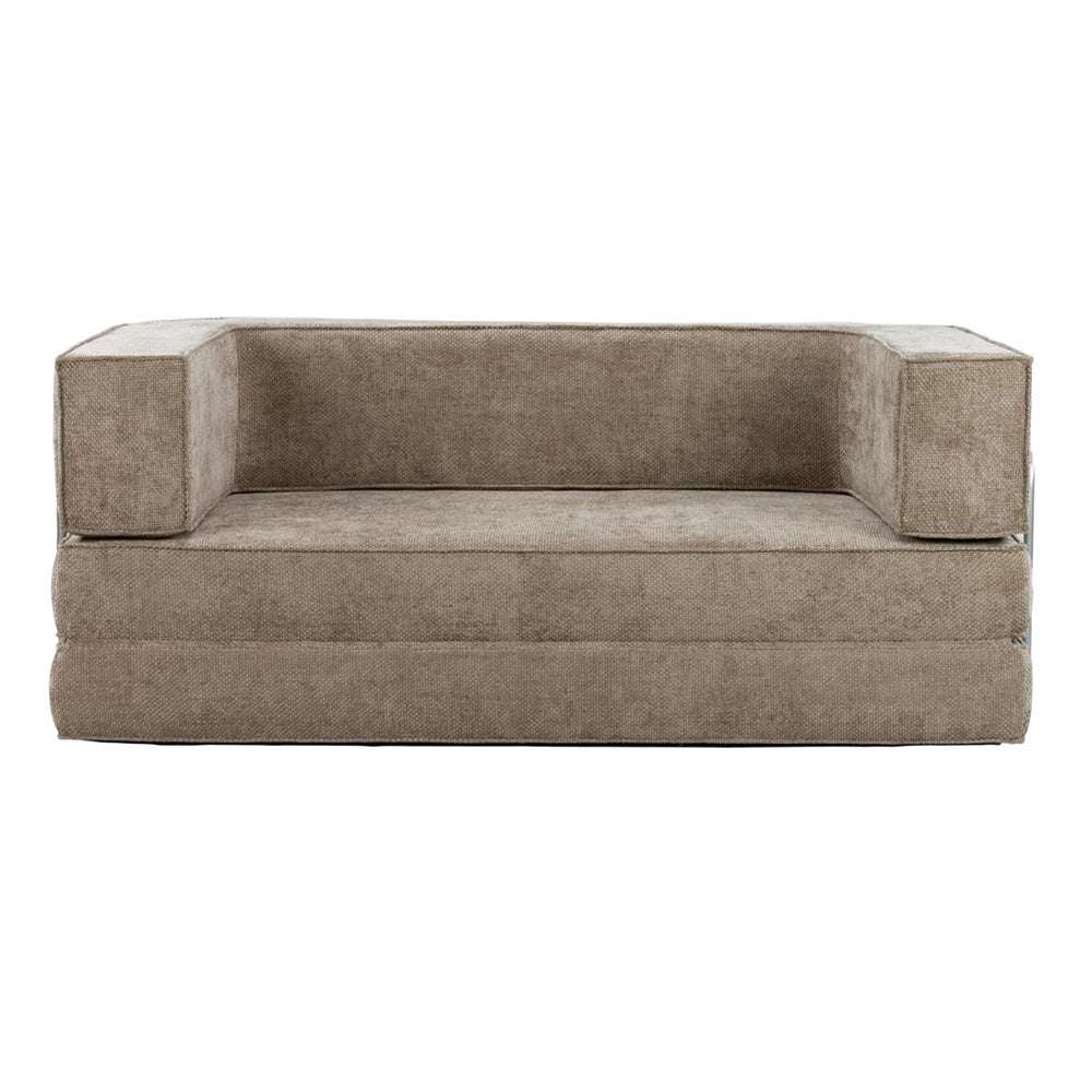 Hugspacee Velvet Compressed Daybed Upholstered Lounge Sofa