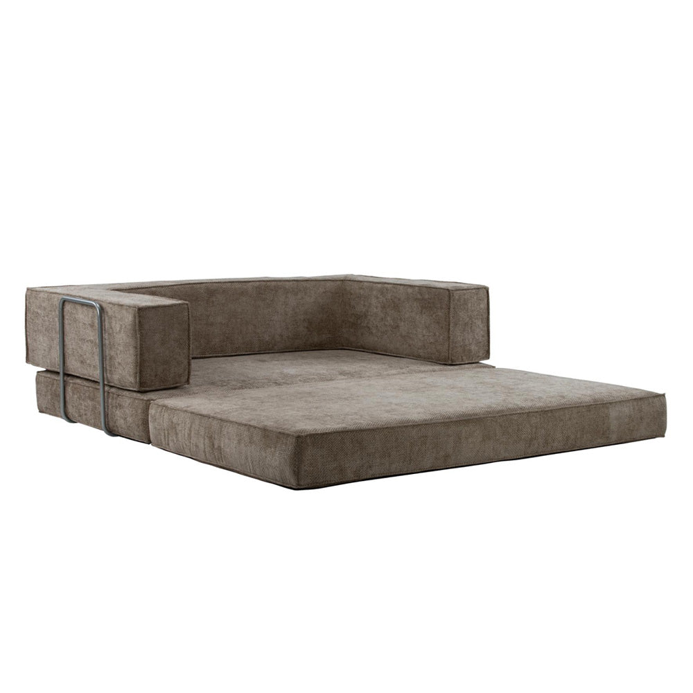 Hugspacee Velvet Compressed Daybed Upholstered Lounge Sofa