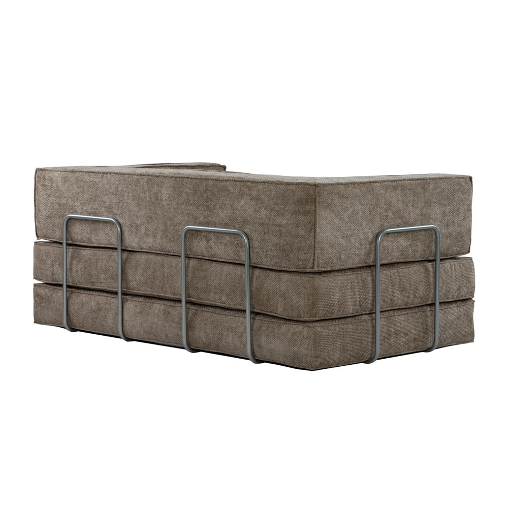 Hugspacee Velvet Compressed Daybed Upholstered Lounge Sofa