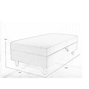 Destin Reversible Mustard Velvet Corner Sofa With Storage Chaise and Ottoman Bench