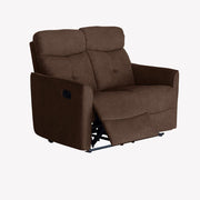 Pablo Brown Plush Manual Recliner Sofa / Armchair