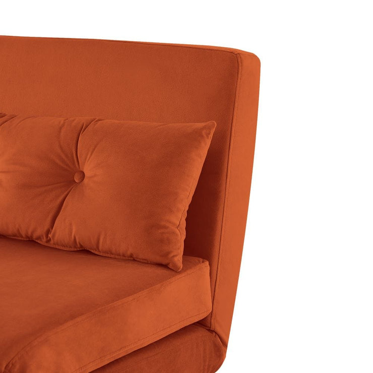 Leaba Tolg Móra Velvet Infhillte 2 Suíochán Jola le Pillows