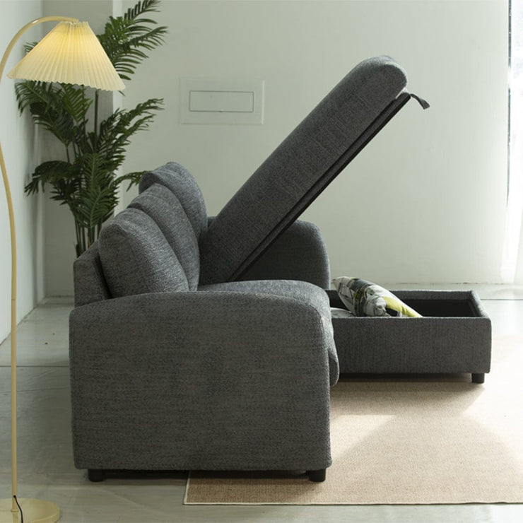 Teddy Fleece 3 Seater Corner Sofa Boucle Storage Sofa With Chaise