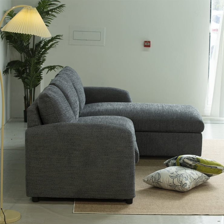 Teddy Fleece 3 Seater Corner Sofa Boucle Storage Sofa With Chaise