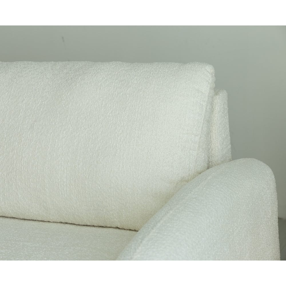 Teddy Fleece 3 Seater Corner Sofa Boucle Storage Sofa With Chaise