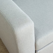 Upholstered Foldable Sofa Bed Pullout Sofa Convertible Sleeper Chair With Arms