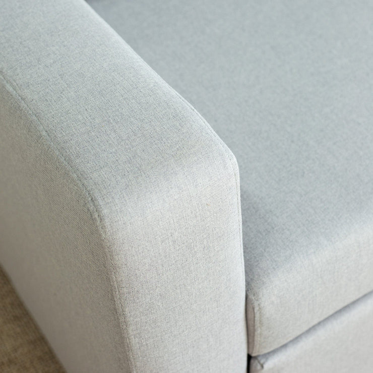 Upholstered Foldable Sofa Bed Pullout Sofa Convertible Sleeper Chair With Arms