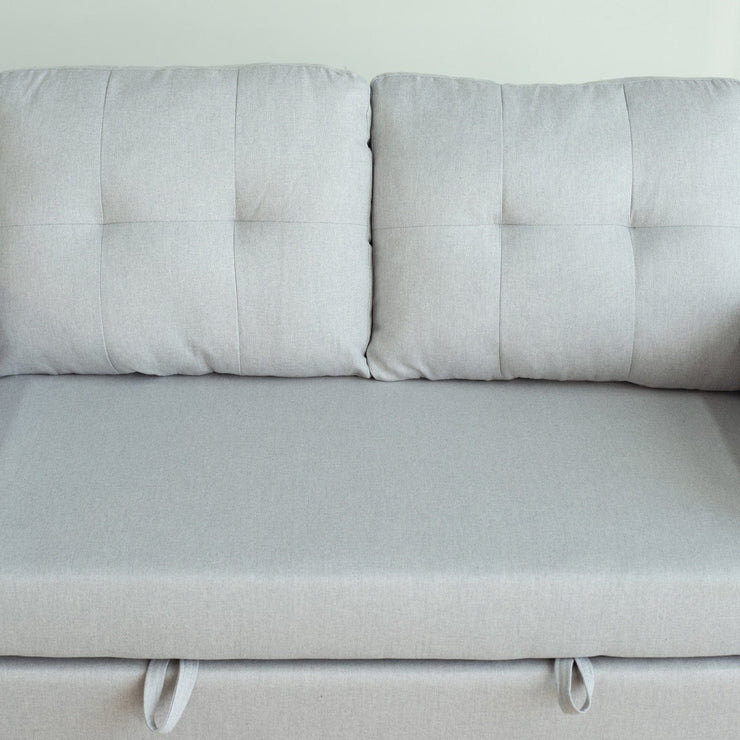 Upholstered Foldable Sofa Bed Pullout Sofa Convertible Sleeper Chair With Arms