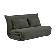 Lola Corduroy Foldable Sofa Bed with Pillows