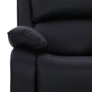 Palermo Black Leather 3 Seater Electric Or Manual Recliner Sofa