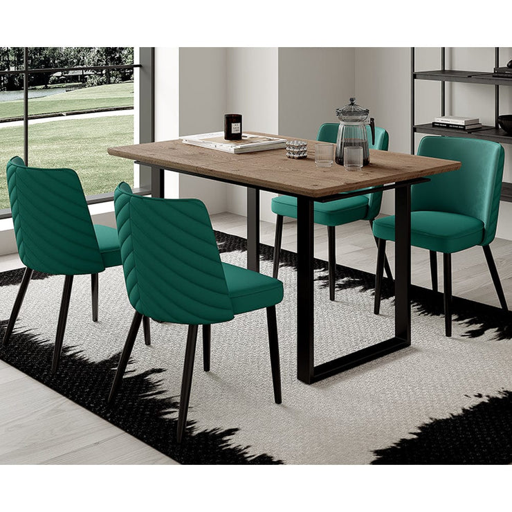 Belluno 4-6 Seater 180cm Extending Dining Table And Chair Set