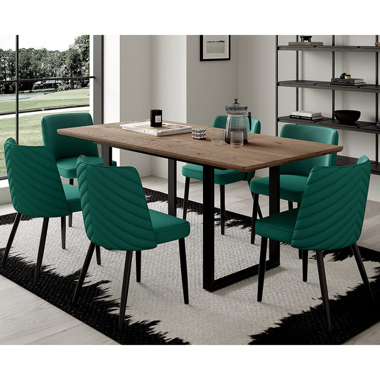 Belluno 4-6 Seater 180cm Extending Dining Table And Chair Set