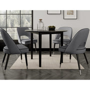 Luna Round Dining Table Set With 2-4 Seater Chairs