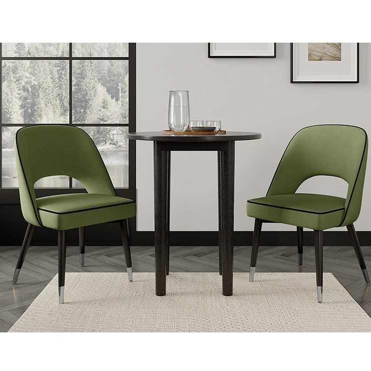 Luna Round Dining Table Set With 2-4 Seater Chairs