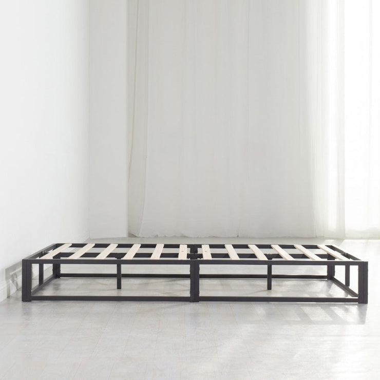 Marshmuff Microfibre Bed Frame With Headboard Single Bed Frame