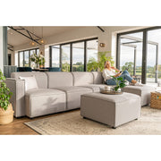 Tessa Modular 4 Seater Sofa with 2 Ottomans