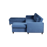 Avery Large U-Shape Storage Corner Sofa Bed With Ottoman