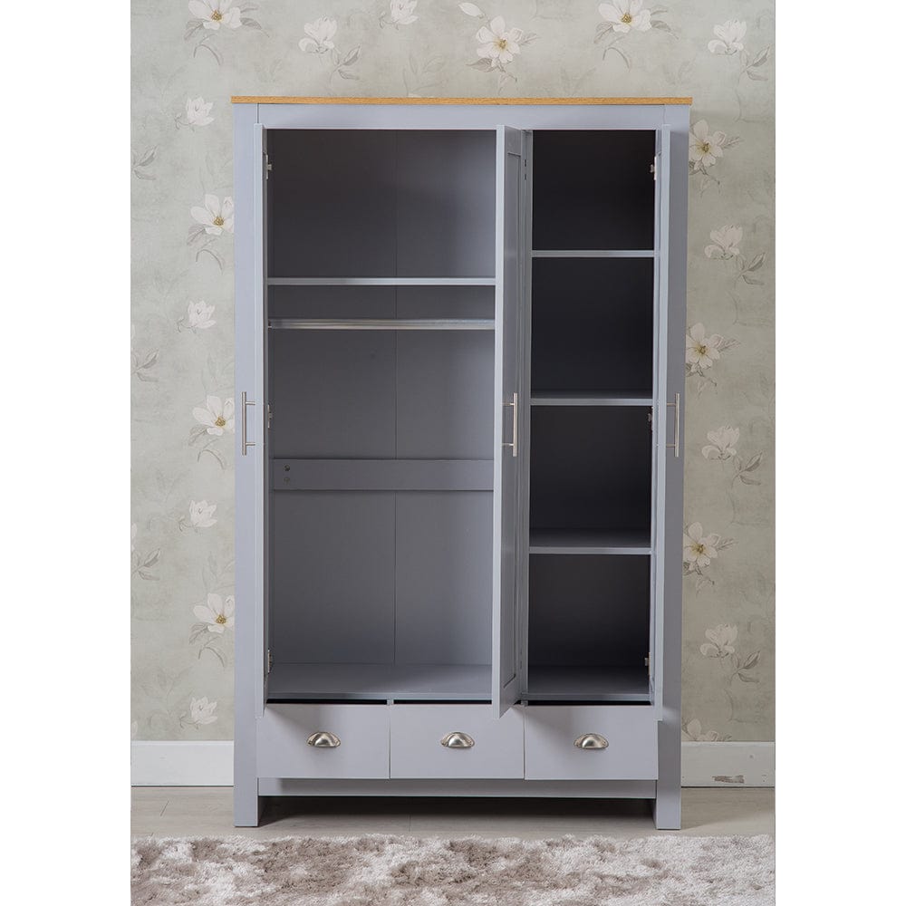 Heritage 3 Door 3 Drawer Wardrobe