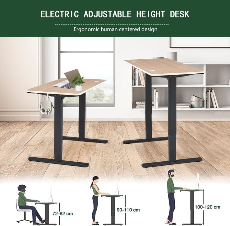 Electric 3 Programmable Memory Pre-Sets Height Adjustable Standing Desk Frame Only