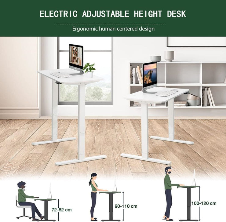 Electric 3 Programmable Memory Pre-Sets Height Adjustable Standing Desk Frame Only