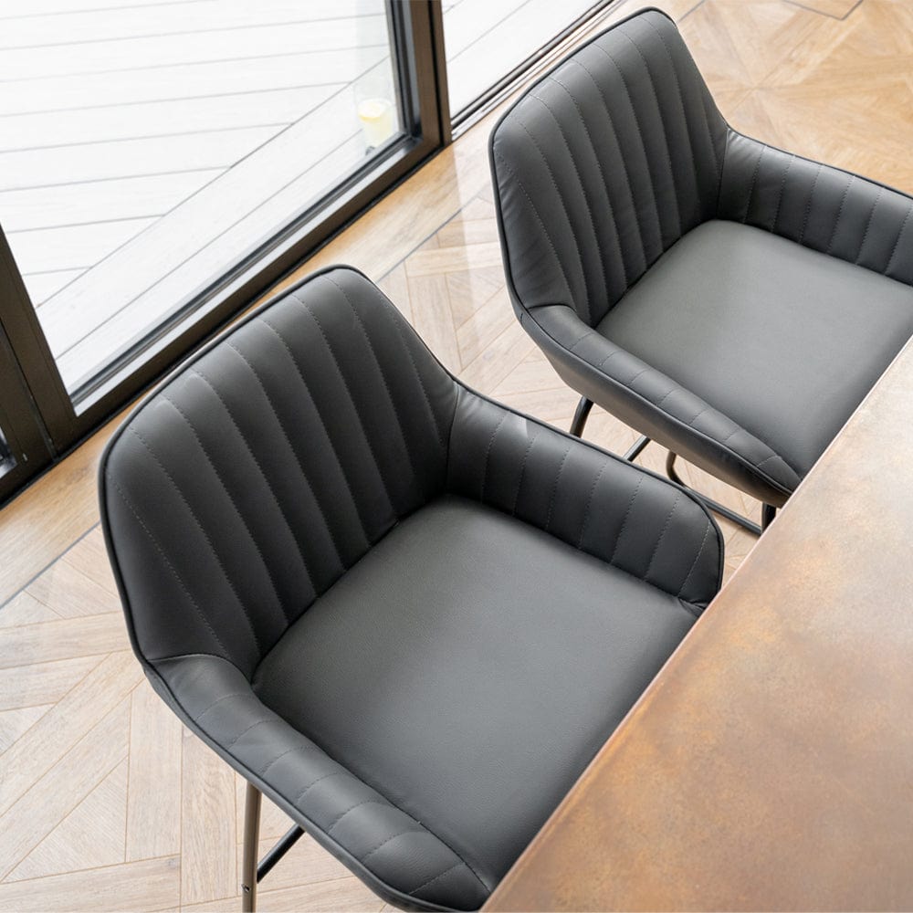 Set Of 2 Kali PU Bar Stool