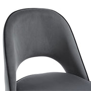 Amore Velvet Upholstery Dining Chair with Legs - Set Of 2