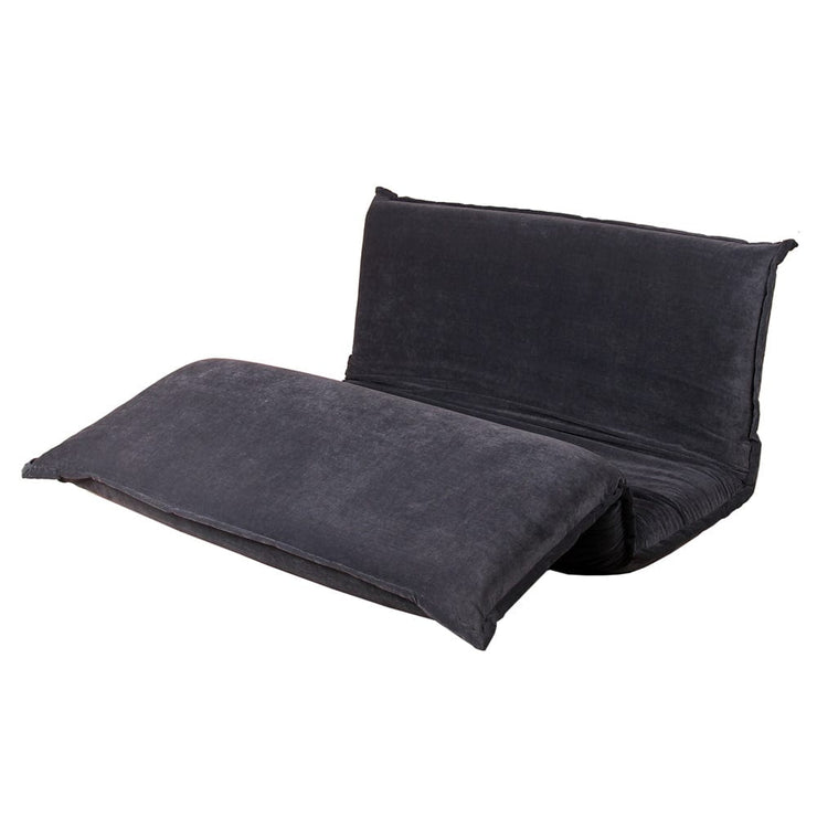 Lola Corduroy Foldable Sofa Bed with Pillows