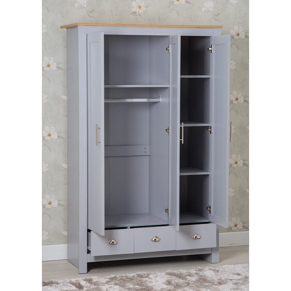Heritage 3 Door 3 Drawer Wardrobe