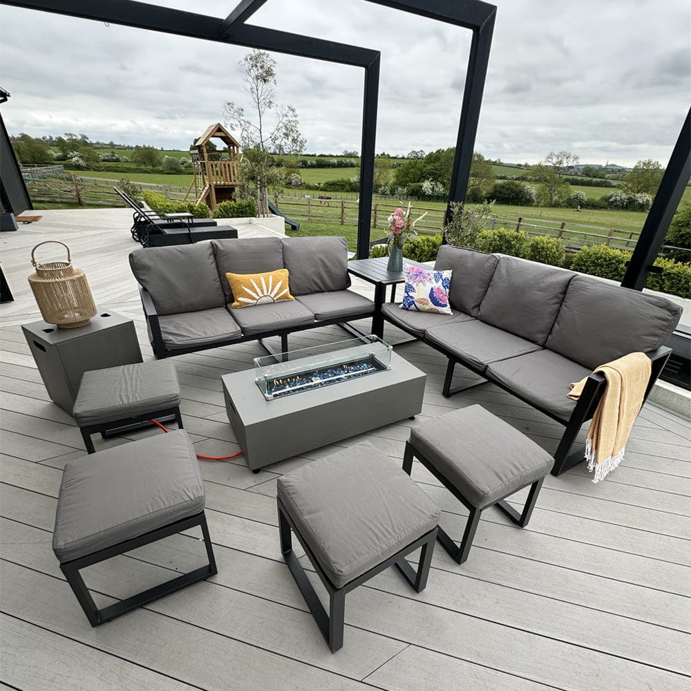 Sofa Set Oxendales Garden Furniture Aluminium Outdoor Sofa Dining